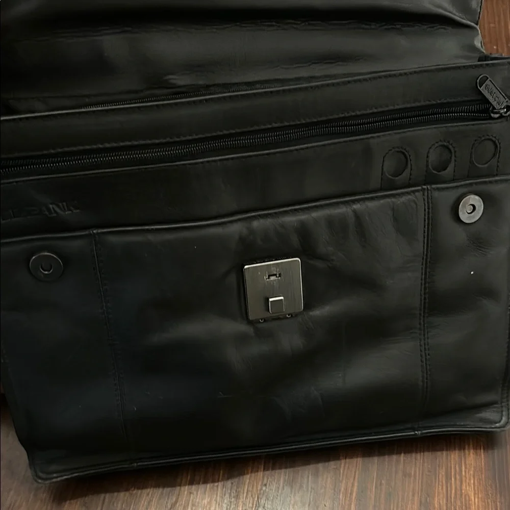 Picard Black Leather Briefcase - Picture 6 of 12